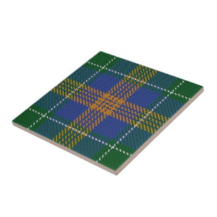 Clan MacAuliffe McAuliffe Irish Expressions Tartan Tile