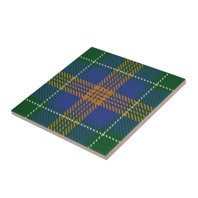 Clan MacAuliffe McAuliffe Irish Expressions Tartan Tile (Side)