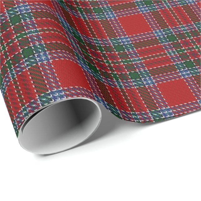 Clan MacBean MacBain Scottish Tartan Wrapping Paper (Roll Corner)