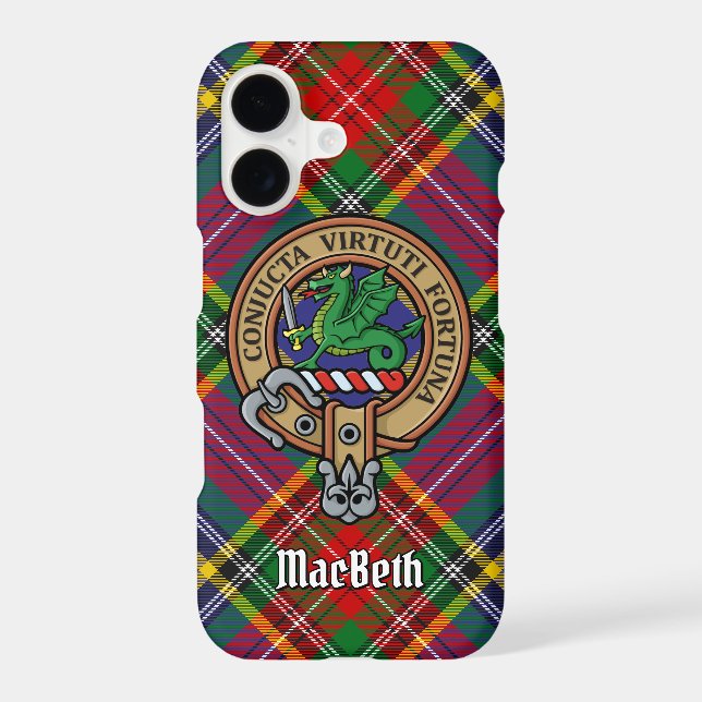 Clan MacBeth Crest Case-Mate iPhone Case (Back)