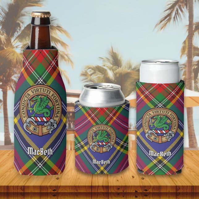 Clan MacBeth Crest Glacière de bouteille (Créateur téléchargé)