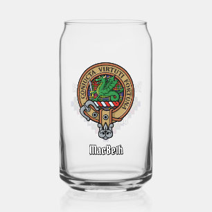 Clan MacBeth Crest sur Tartan