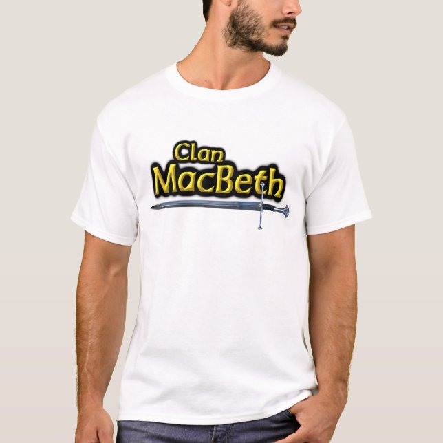 Clan MacBeth Inspired Scottish T-Shirt (Front)