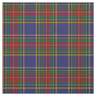 Clan MacBeth Scottish Tartan Plaid Fabric