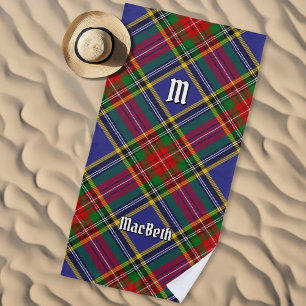Clan MacBeth Tartan Beach Towel