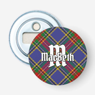 Clan MacBeth Tartan Bottle Opener