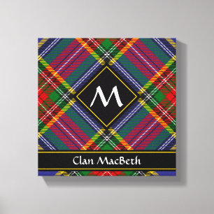 Clan MacBeth Tartan Canvas Print