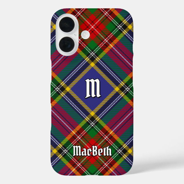 Clan MacBeth Tartan Case-Mate iPhone Case (Back)