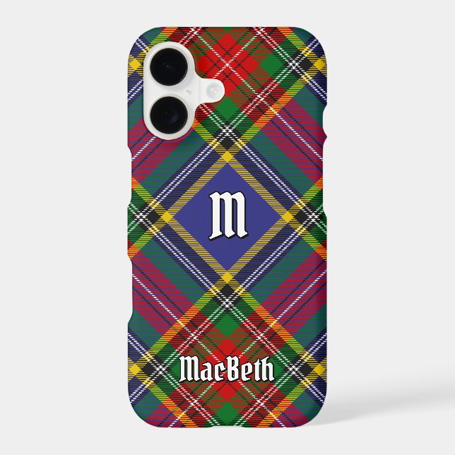 Clan MacBeth Tartan Coque-Mate coque iphone (Verso)