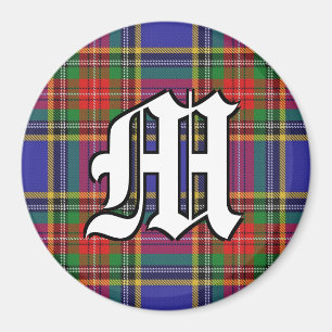 Clan MacBeth Tartan Plaid Accents Magnet