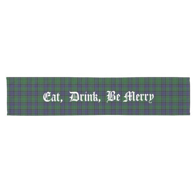 Clan MacCallum Tartan Plaid Table Runner (Horizontal)