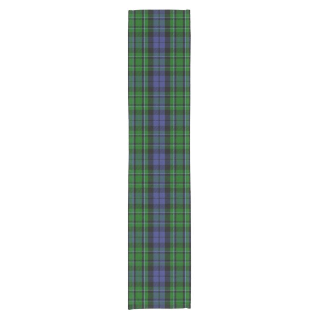 Clan MacCallum Tartan Short Table Runner (Front)