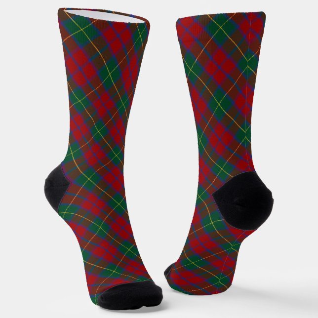 Clan MacCarthy Tartan  Socks (Angled)
