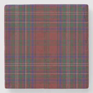 Clan MacClure Tartan Plaid Stone Coaster