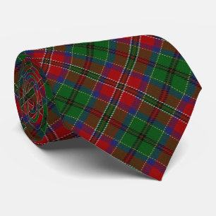 Clan MacCulloch Letter M Monogram Tartan Tie