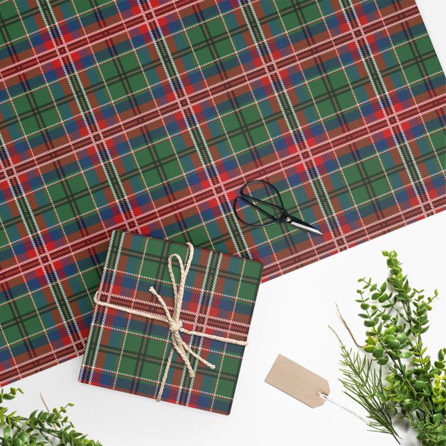 Clan MacCulloch Tartan Plaid Pattern Holidays Wrapping Paper (Creator Uploaded)