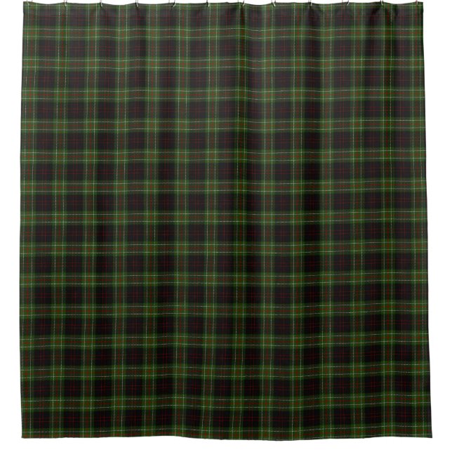 Clan MacDiarmid Green Black Red Tartan (Front)