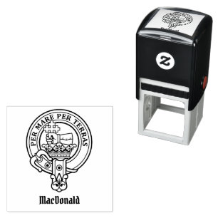 Clan MacDonald Crest Self-inking Stamp