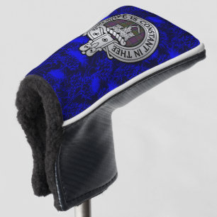 Clan MacDonald Crest & Tartan on Thistle Golf Head Cover