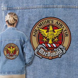 Clan MacDonald de Keppoch Crest sur Tartan