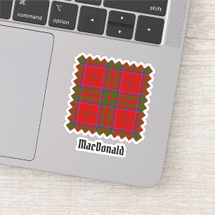 Clan MacDonald de Keppoch Sticker Tartan