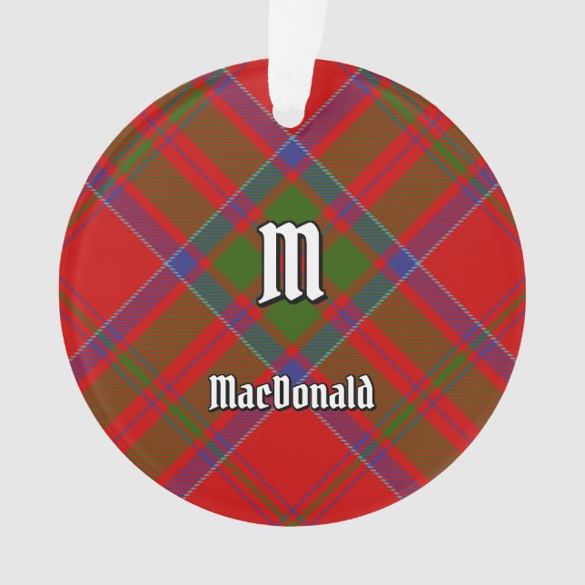 Clan MacDonald de Keppoch Tartan Ornament (devant)