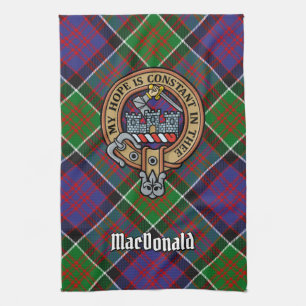 Clan MacDonald of Clanranald Crest Kitchen Towel