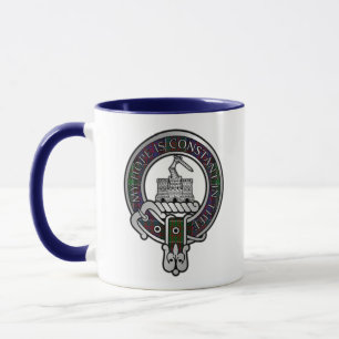 Clan MacDonald of Clanranald Crest & Tartan Mug