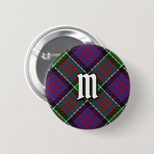 Clan MacDonald of Clanranald Tartan  Button