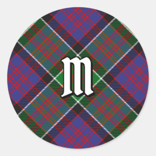 Clan MacDonald of Clanranald Tartan Classic Round Sticker