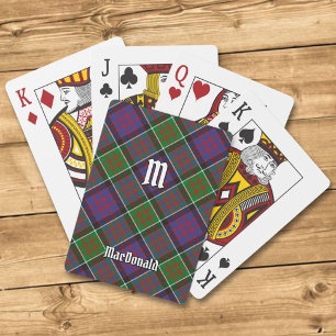 Clan MacDonald of Clanranald Tartan Playing Cards