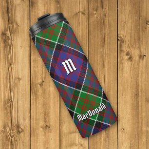Clan MacDonald of Clanranald Tartan Thermal Tumbler