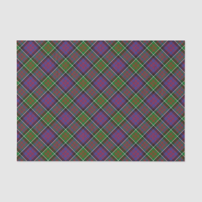 Clan MacDonald of Clanranald Tartan Tissue Paper (Front)