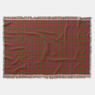 Clan MacDonald Of Glencoe Tartan Throw Blanket