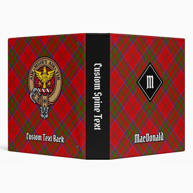 Clan MacDonald of Keppoch Tartan Binder (Background)