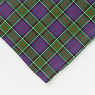 Clan MacDonald Of Ranald Tartan Fleece Blanket