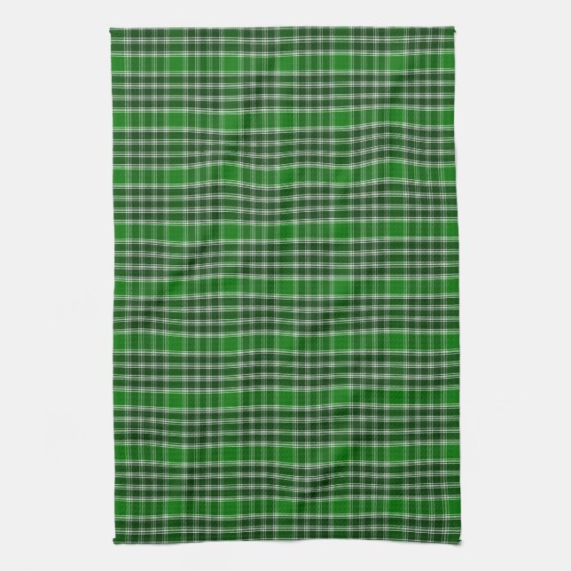 Clan MacDonald Of The Isles Ancient Tartan Kitchen Towel (Vertical)
