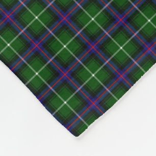 Clan MacDonald Of The Isles Tartan Fleece Blanket
