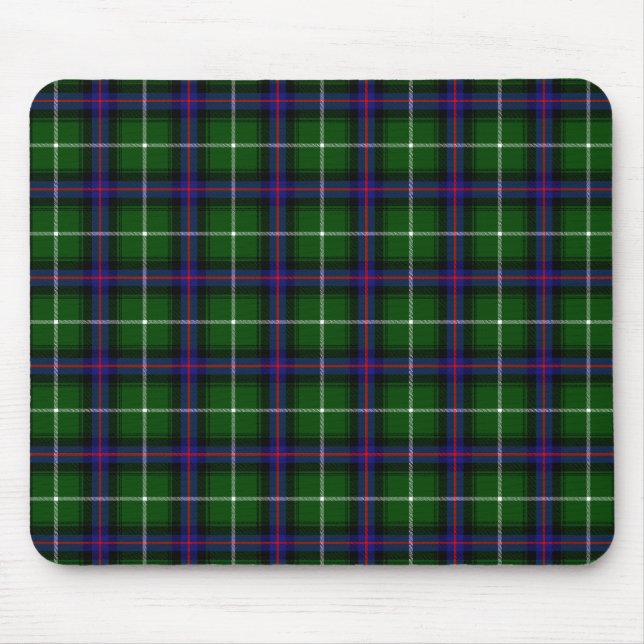 Clan MacDonald Of The Isles Tartan Mouse Pad (Front)