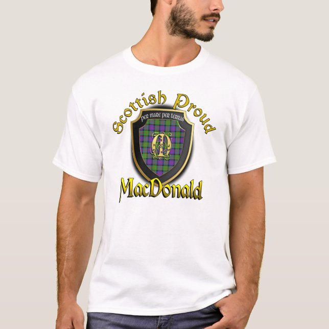 Clan MacDonald Scottish Proud Shirts (Front)