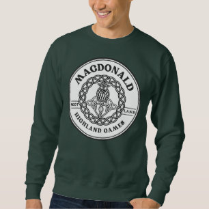 Clan MacDonald Scottish Thistle Highland Games Sweatshirt