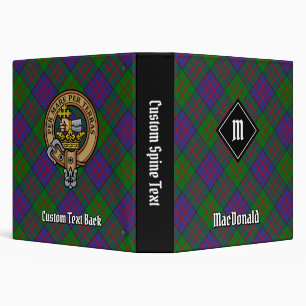Clan MacDonald Tartan Binder