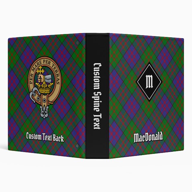 Clan MacDonald Tartan Binder (Background)