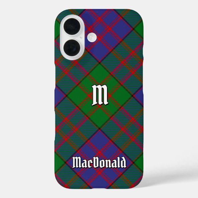 Clan MacDonald Tartan Case-Mate iPhone Case (Back)