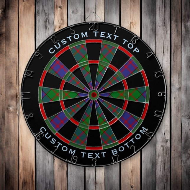 Clan MacDonald Tartan Dart Board (Creator Uploaded)