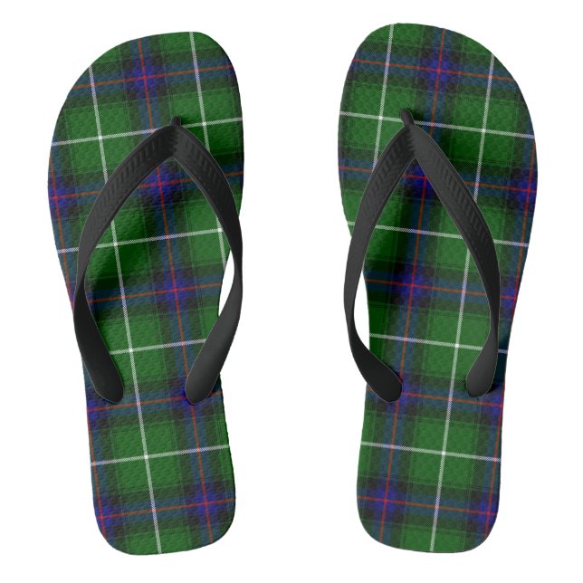 Clan MacDonald Tartan Flip Flops (Footbed)