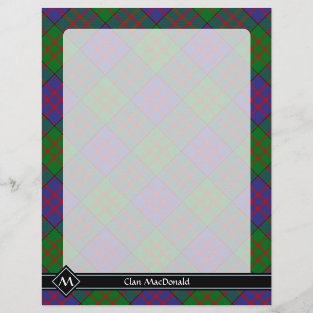 Clan MacDonald Tartan Flyer (Front)