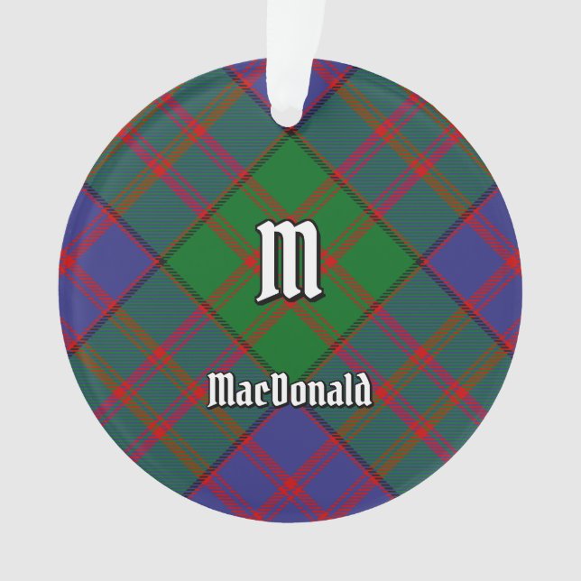 Clan MacDonald Tartan Ornament (devant)