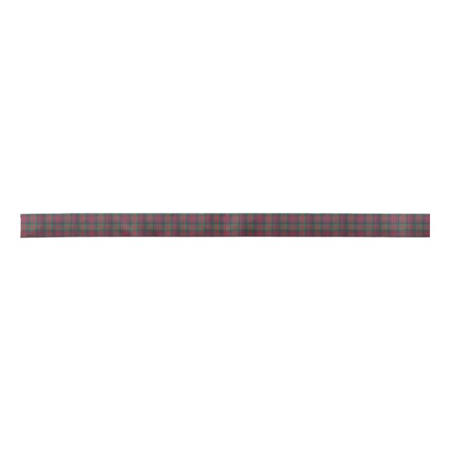 Clan MacDonald Tartan Satin Ribbon (Front)