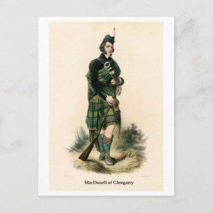 Clan MacDonell of Glengarry Postcard